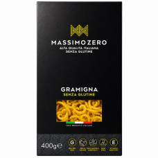 Паста Граминья без глютена из кукурузы и риса Massimo Zero, 400г