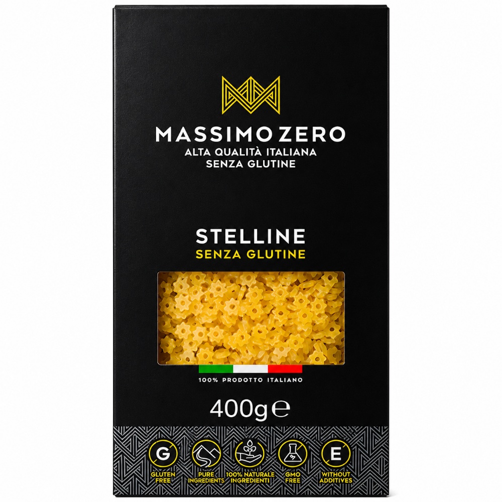 паста фузилли без глютена из кукурузы и риса massimo zero, 400г - massimo zero 79