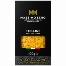 Паста Стеллине (звездочки) без глютена из кукурузы и риса Massimo Zero, 400г