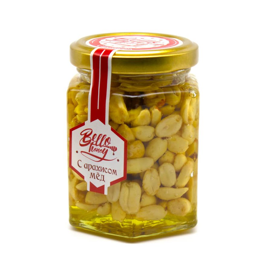 Арахис в меду BelloHoney, 200 мл