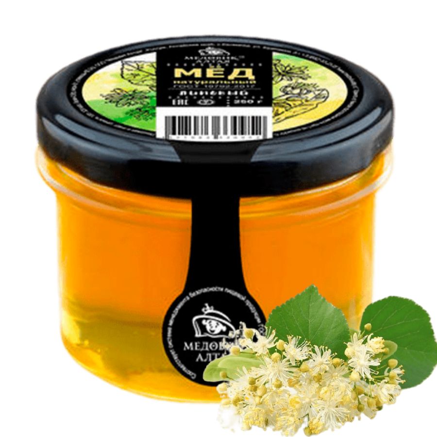 Липовый мёд натуральный Медовик Алтая, 250 гр