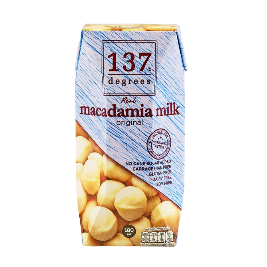 Молоко Макадамии без сахара 137 Degrees, растительное молоко, 180 мл