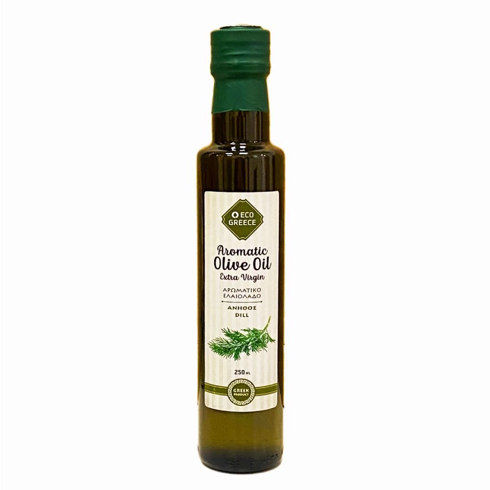 Оливковое масло с укропом Extra Virgin EcoGreece Греция, 250 мл
