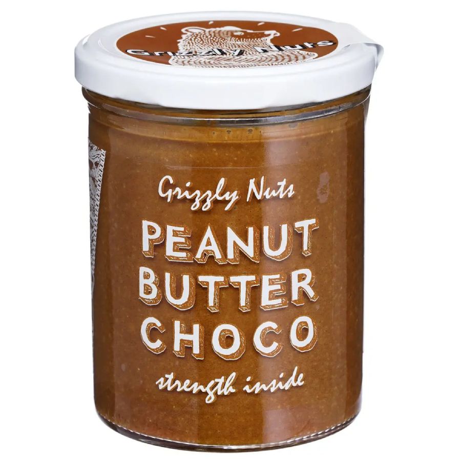 Арахисовая паста шоколадная Chocolate Grizzly Nuts, 370 гр