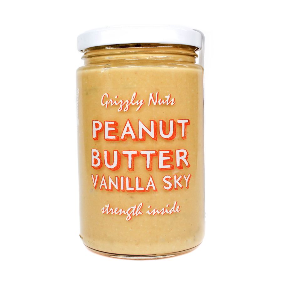 Арахисовая паста с ванилью и изюмом Vanilla Sky Grizzly Nuts, 370 гр