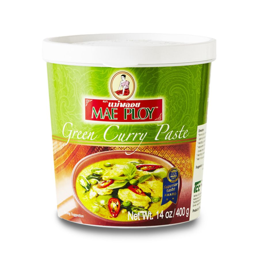 Соус для приготовления пасты Зеленый Карри MAE PLOY, 400 гр