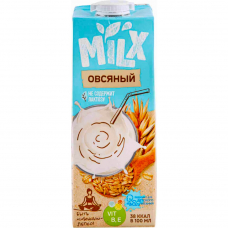 Овсяное молоко без сахара Milx, 1 л