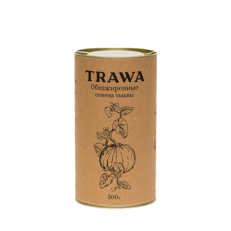 Обезжиренная тыквенная семечка TRAWA, 500 гр