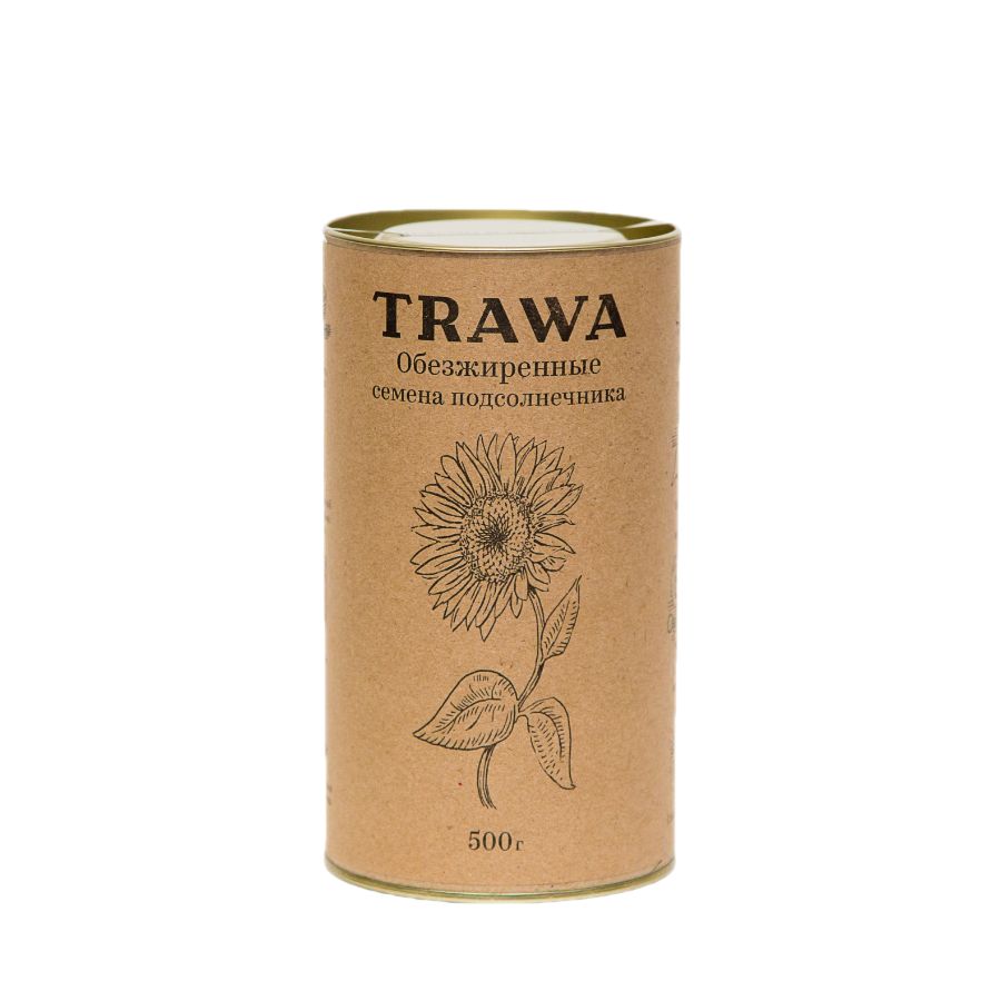 Обезжиренная подсолнечная семечка TRAWA, 500 гр