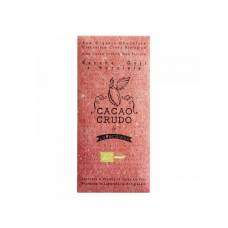 Шоколад Органик Премиум из 65% какао-пасты из необжаренных какао-бобов с ягодами Годжи и Фундуком без глютена Cacao Crudo, 50 гр