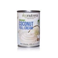 Кокосовые сливки Econutrena, жирность 30% United Spices 100% органика, 400 мл