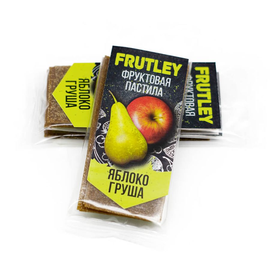 Фруктовая пастила Яблоко-Груша Frutley, 30 гр