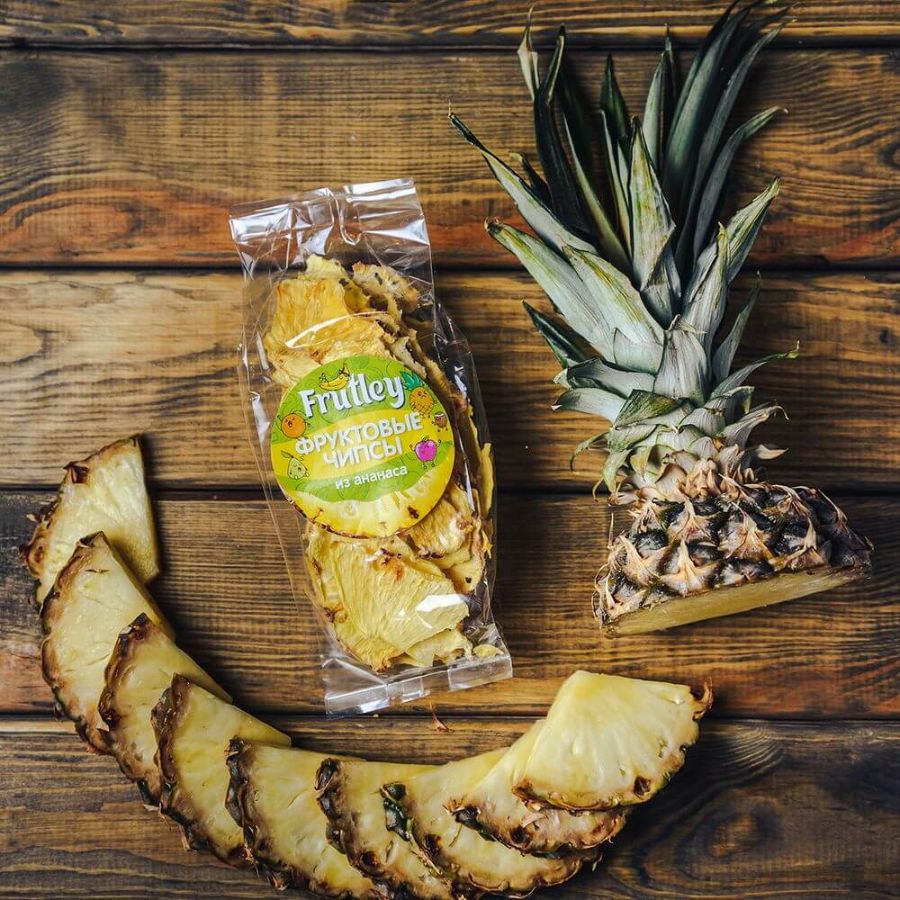 Фруктовые чипсы Ананас Frutley, 50 гр