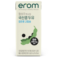 Соевое молоко обогащенное кальцием Erom, растительное молоко, 190 мл