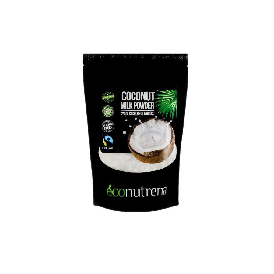 Сухое кокосовое молоко Econutrena 100% органика, Шри-Ланка, 150 гр