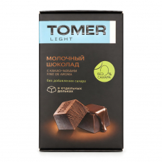 Молочный шоколад 33% без сахара порционный Томер Light, 90г