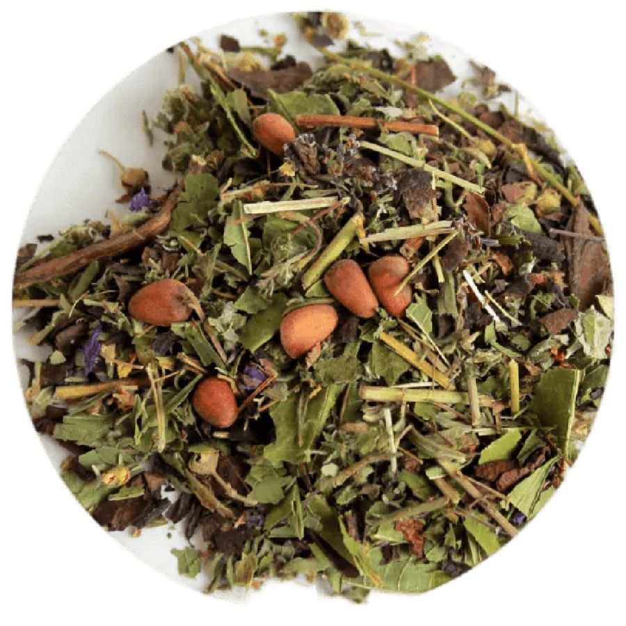 Травяной чай Горный Алтай с кедровыми орешками Altaivita, алтайский, 45 гр