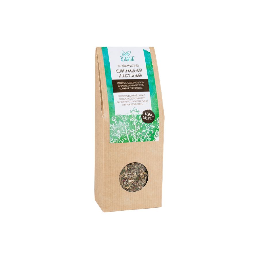 Травяной чай Для очищения и похудения Altaivita, алтайский, 45 гр