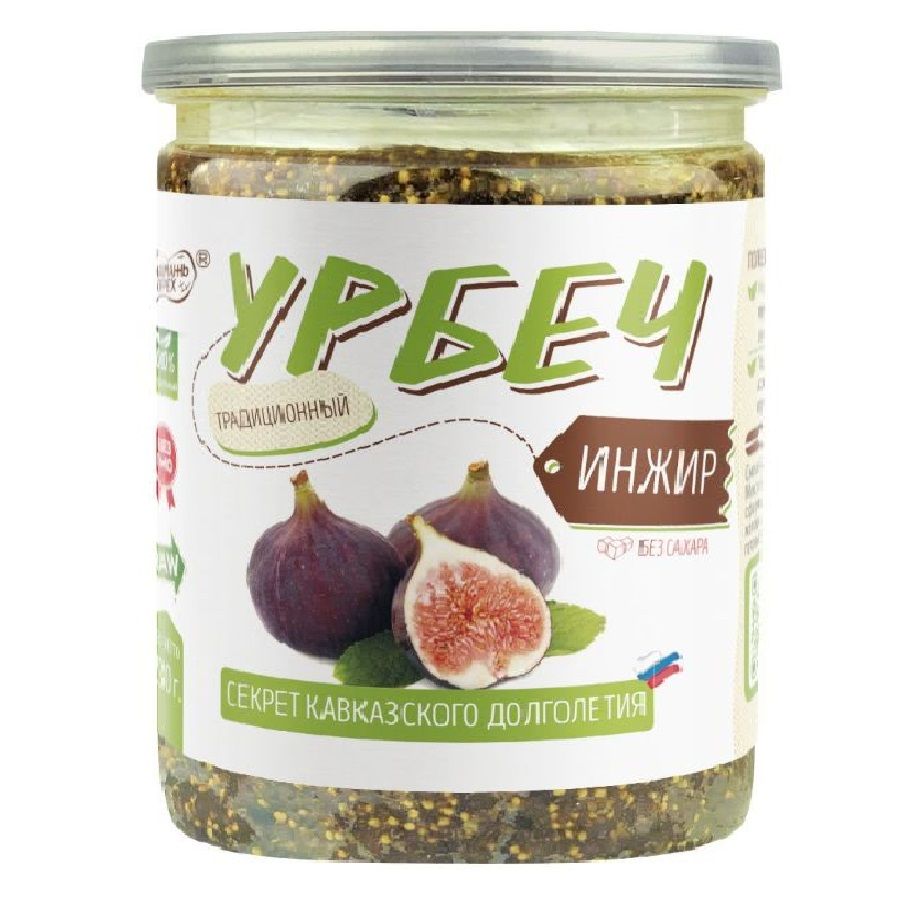 Урбеч из инжира Намажь Орех, 450 гр