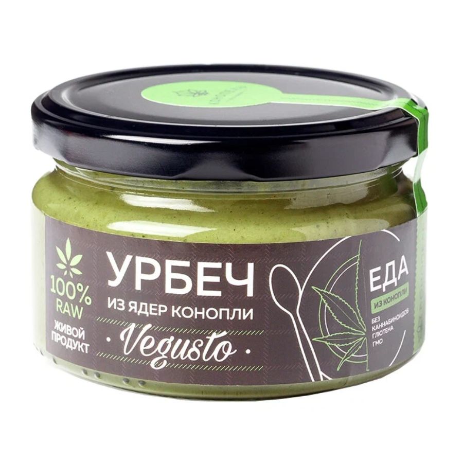 Урбеч конопляный из ядер конопли Конопель, 200 гр