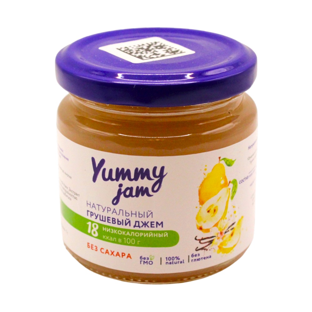 джем ананасовый низкокалорийный без сахара yummy jam, 200г - yummy jam 79
