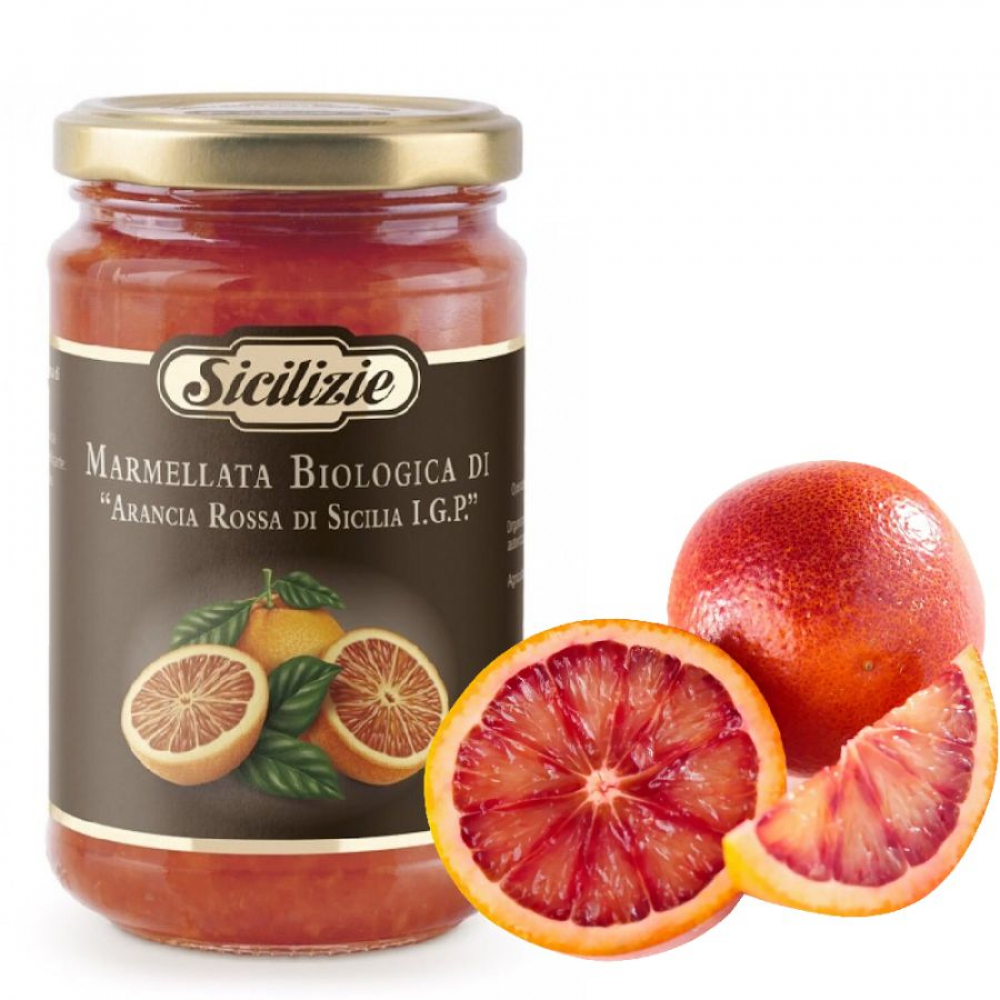 конфитюр из сицилийского красного апельсина igp bio sicilizie, 360 гр - sicilizie 103