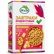 Сухой завтрак амарантовый с белым шоколадом без сахара и глютена Ди энд Ди, 250г