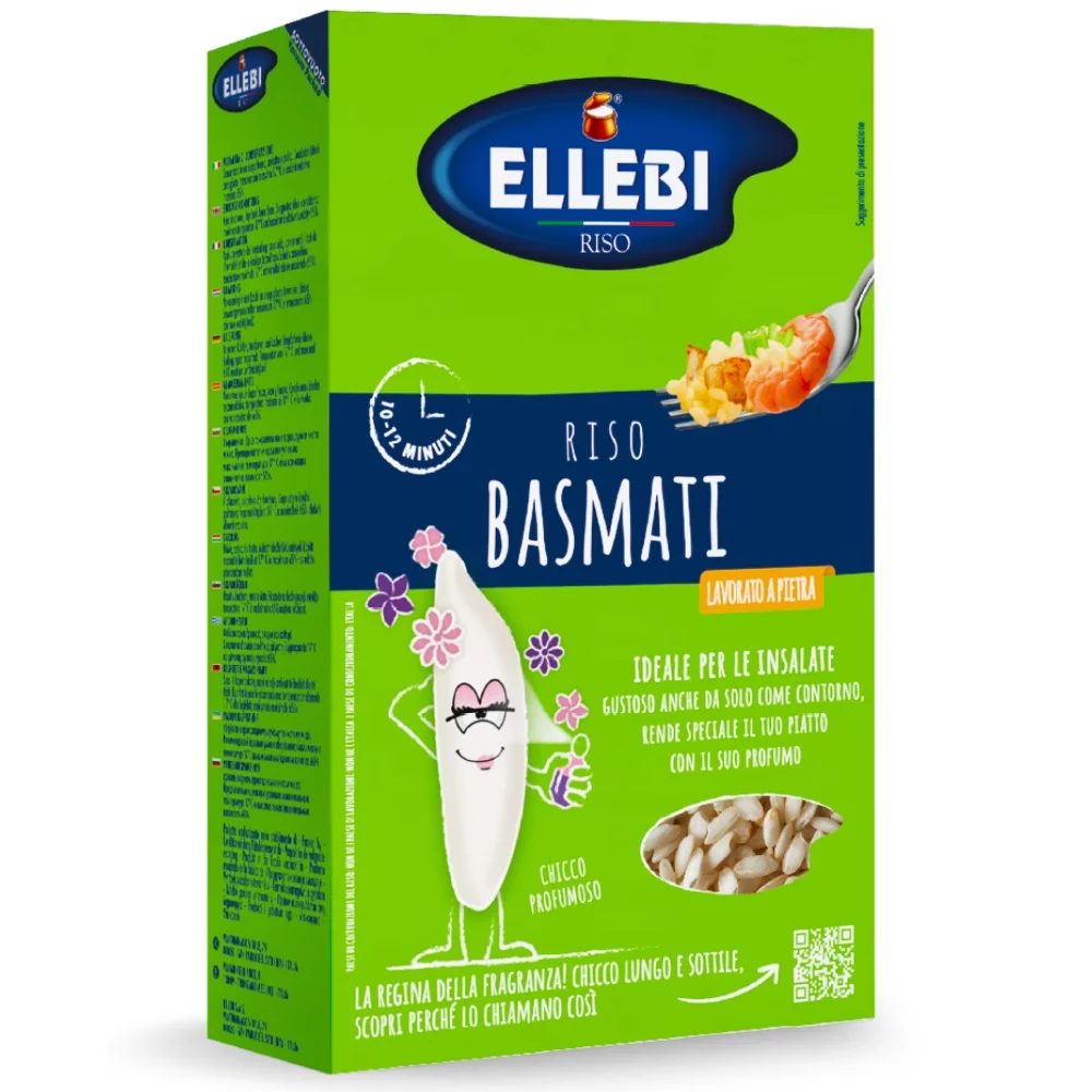 Рис Басмати Ellebi Италия, 500г рис ориджинарио ellebi италия, 1 кг - ellebi 80