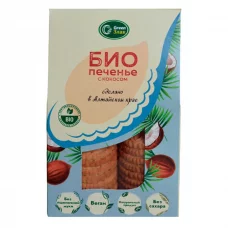 Печенье овсяное без сахара БИО с кокосом Green Злак, 150г