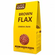 Льняные семечки коричневые Brown flax seeds Компас Здоровья, 150г