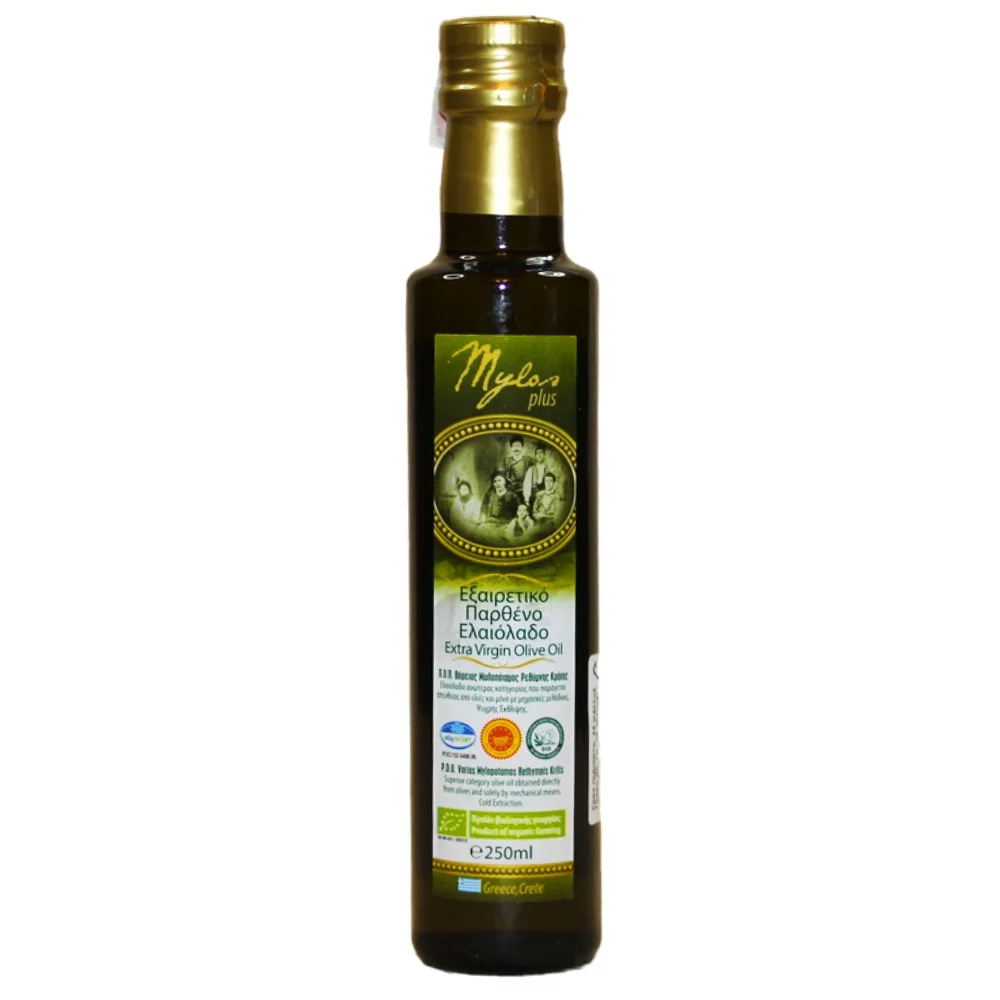 оливковое масло mylos plus p.d.o. органик extra virgin греция, 500 мл - mylos plus 78