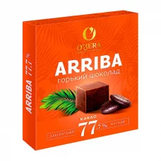 Горький шоколад OZera Arriba 77,7% какао, 90 гр