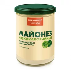 Майонез Ufeelgood низкокалорийный, постный, Vegan, без яиц, без сахара, 450 мл