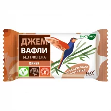 Вафли без глютена с фиником без сахара Вастэко, 21г