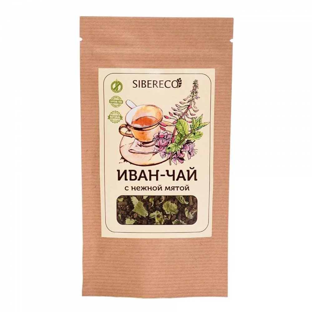 Иван-чай нежный мятный SIBERECO, 50 гр иван-чай со смородиной sibereco, 50 гр - sibereco 80