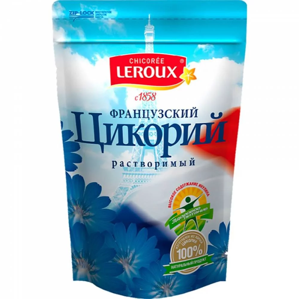 Цикорий LEROUX традиционный, 100 гр цикорий растворимый натуральный порошкообразный чикорофф, 110 гр - chikoroff 84