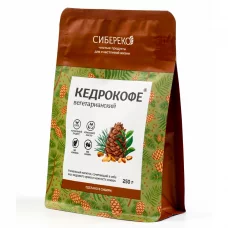 Кедрокофе Вегетарианский на растительных сливках SIBERECO, без сахара, 250 гр