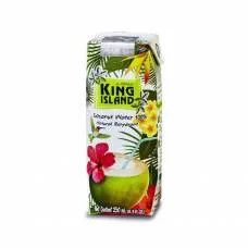 Кокосовая вода без сахара KING ISLAND, 250 мл