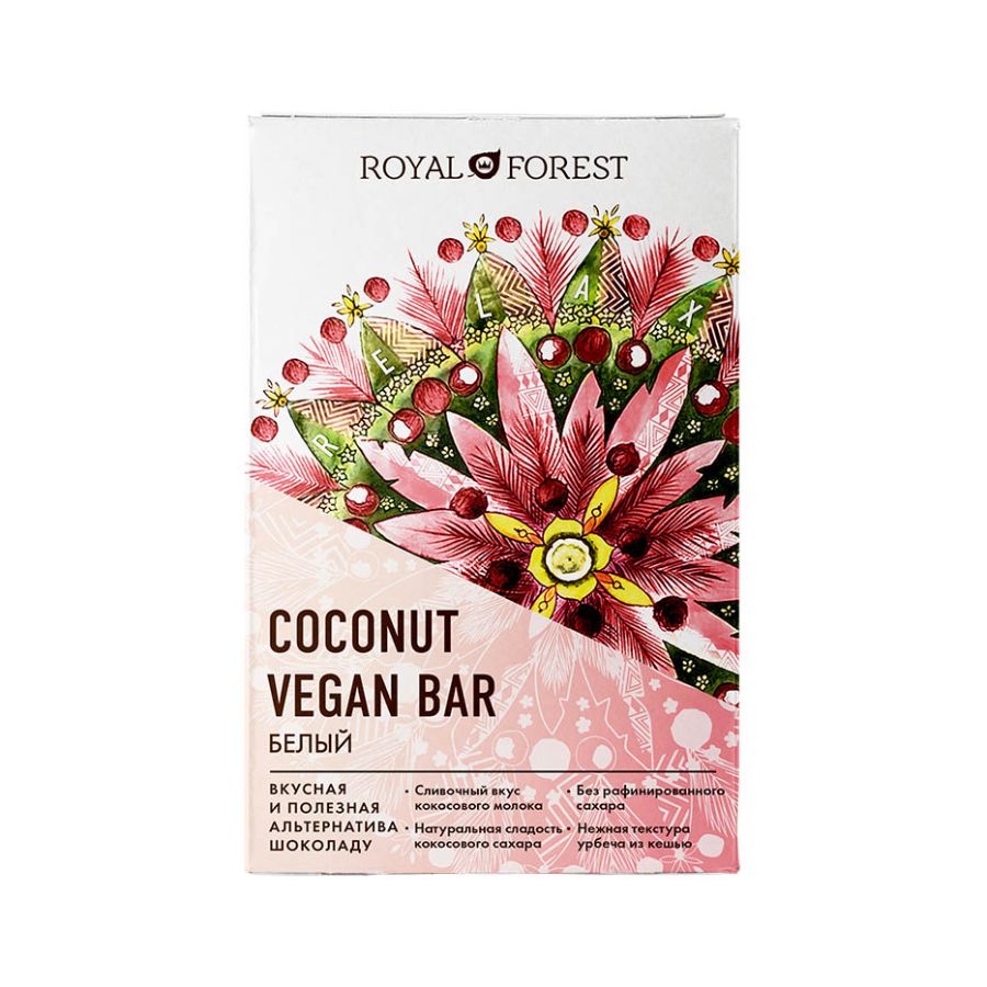 Шоколад кокосовый Vegan Coconut Milk Bar (молочный), 50 гр